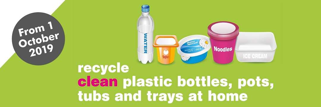 You can recycle more from 1 October 2019