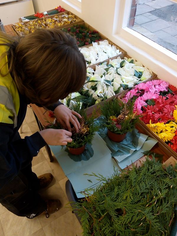 White Lund Plant Centre at Christmas