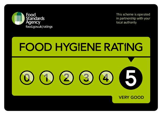 Food hygiene rating scheme notice