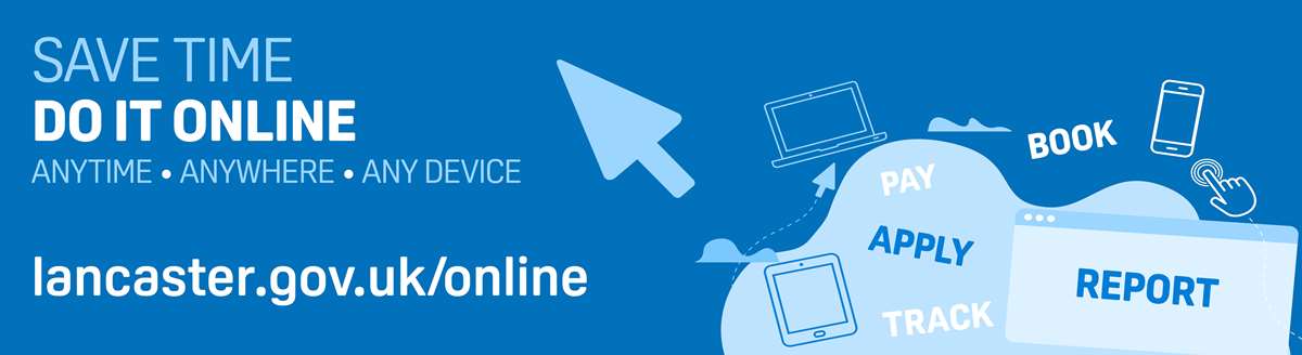 Save time, do it online
