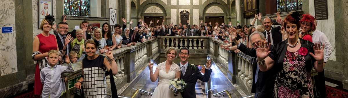 Wedding ceremony at Lancaster Town Hall