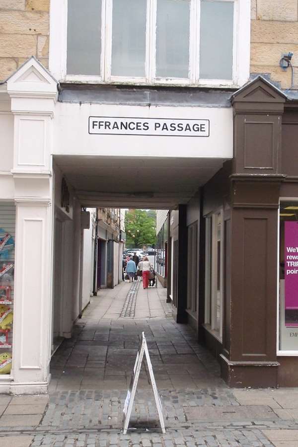 Looking Down Ffrances Passage - Before