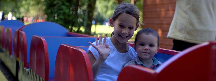 Miniature railway at Happy Mount Park