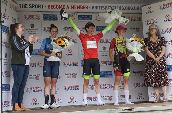 Winners of the Women Lancaster Grand Prix Cycle Race 2022
