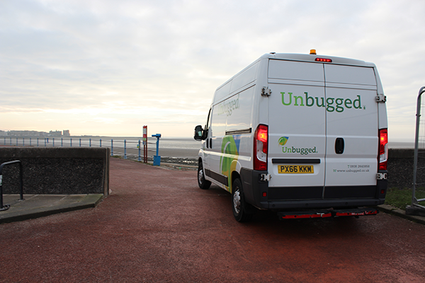 Unbugged sea front
