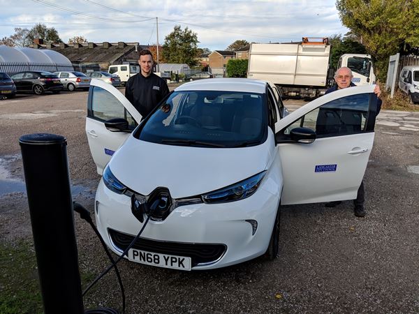 New electric pool car