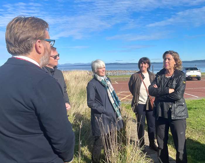 Rebecca Pow MP visited Morecambe last week
