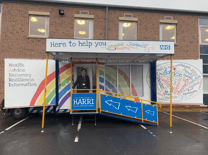 The HARRI van will be parked outside Lancaster City Museum on November 2 between 10am and 3pm