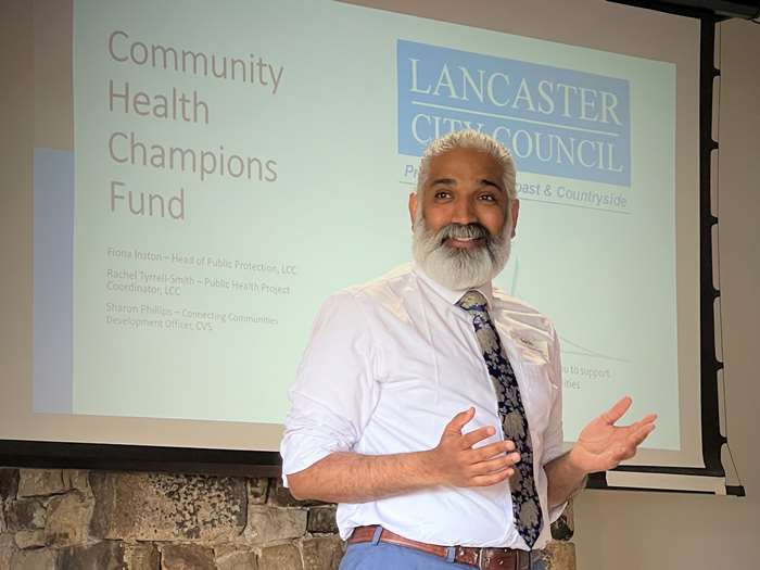 Dr Sakthi Karunanithi at the launch event