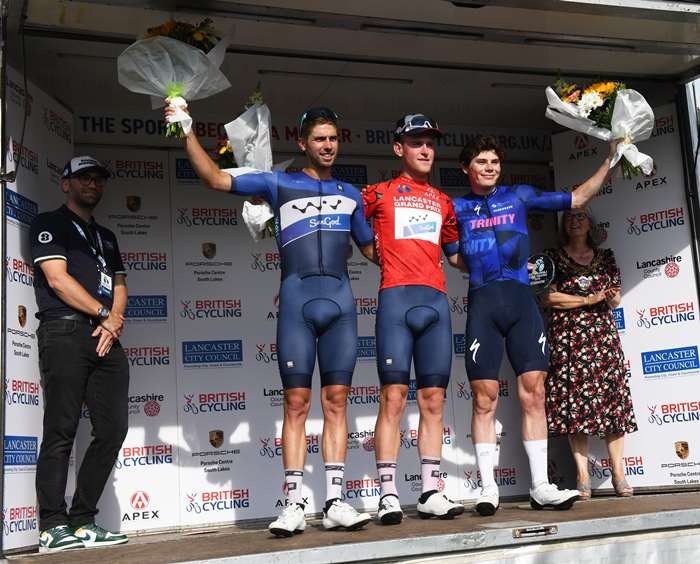 Winners of the Men's Lancaster Grand Prix Cycle Race 2022