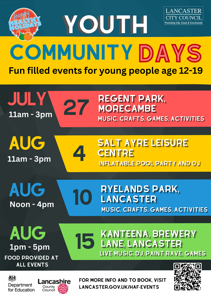 Youth events poster