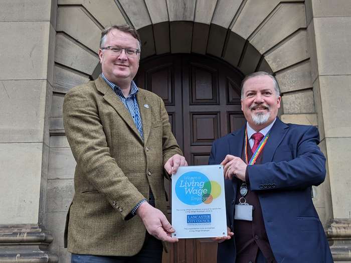 Mark Davies (chief executive) and Councillor Jason Wood