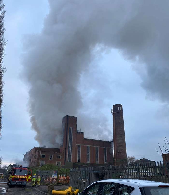 The blaze at the former Supa Skips site broke out on December 3 2023