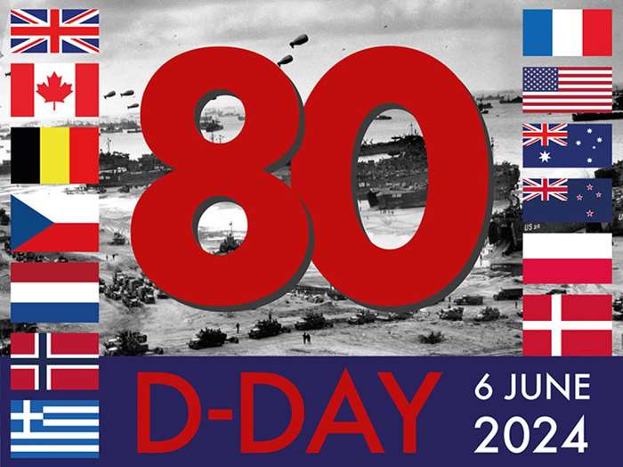 D-Day 80 logo