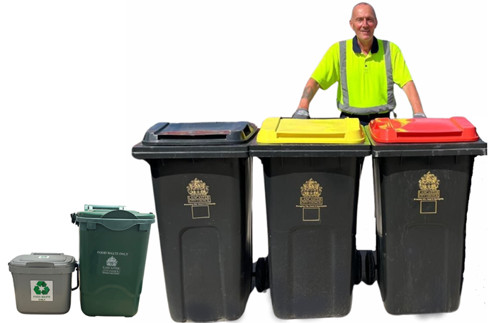 New wheelie bins