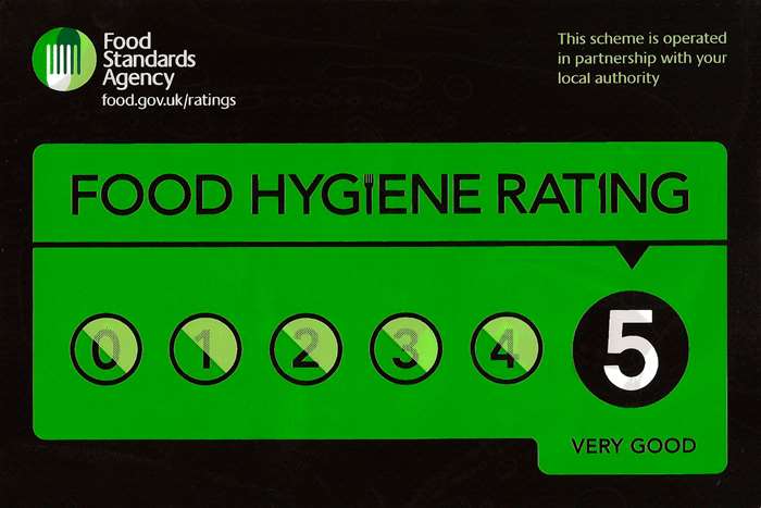 Food hygiene rating