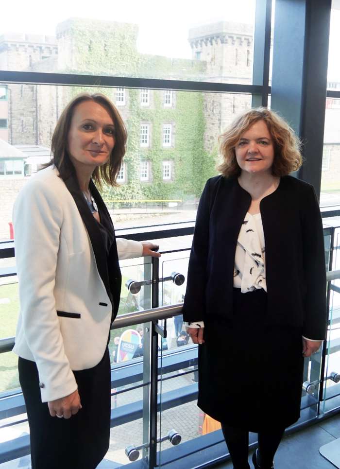 Prof Julie Mennell and Susan Parsonage