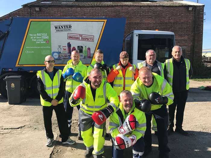 Bin men do the rounds for Rosie