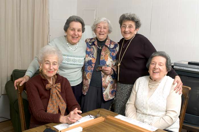 Old Ladies Group Photo