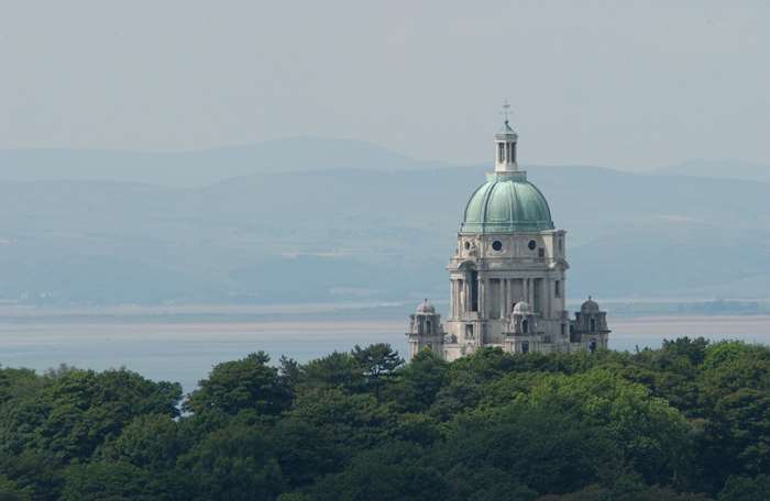 The Ashton Memorial, start location for the Lancaster Grand Prix