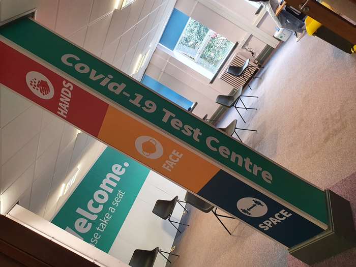 Free regular rapid-result Covid-19 testing is now available at Morecambe Town Hall