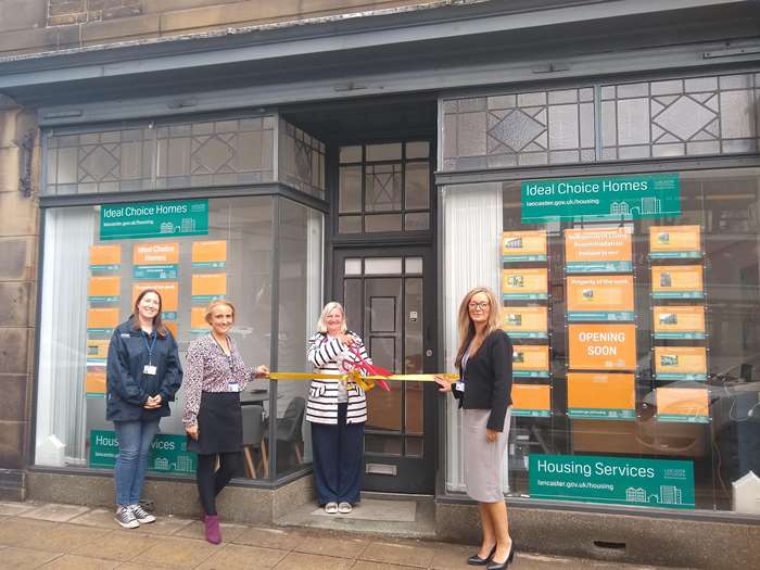 The new Ideal Choice Homes shop on King Street in Lancaster