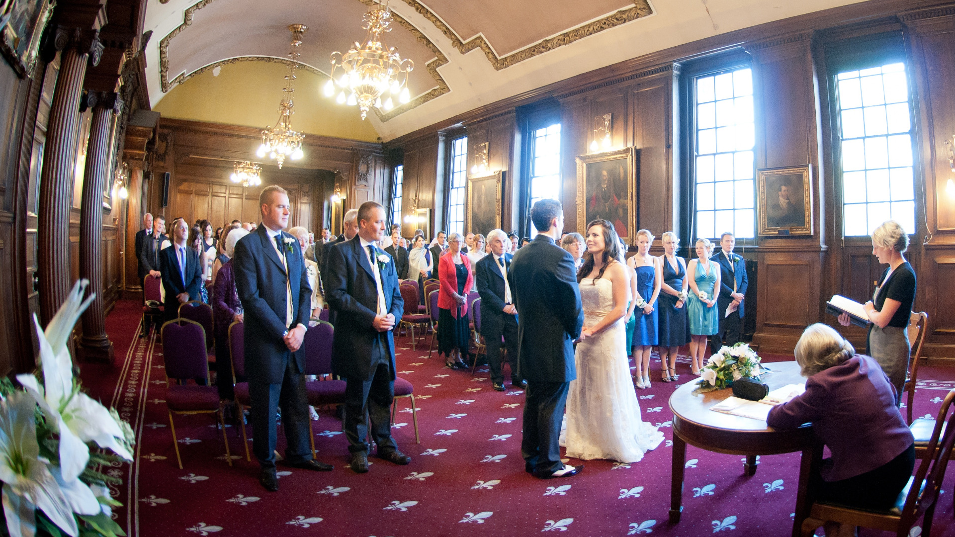 Wedding at Lancaster Town Hall